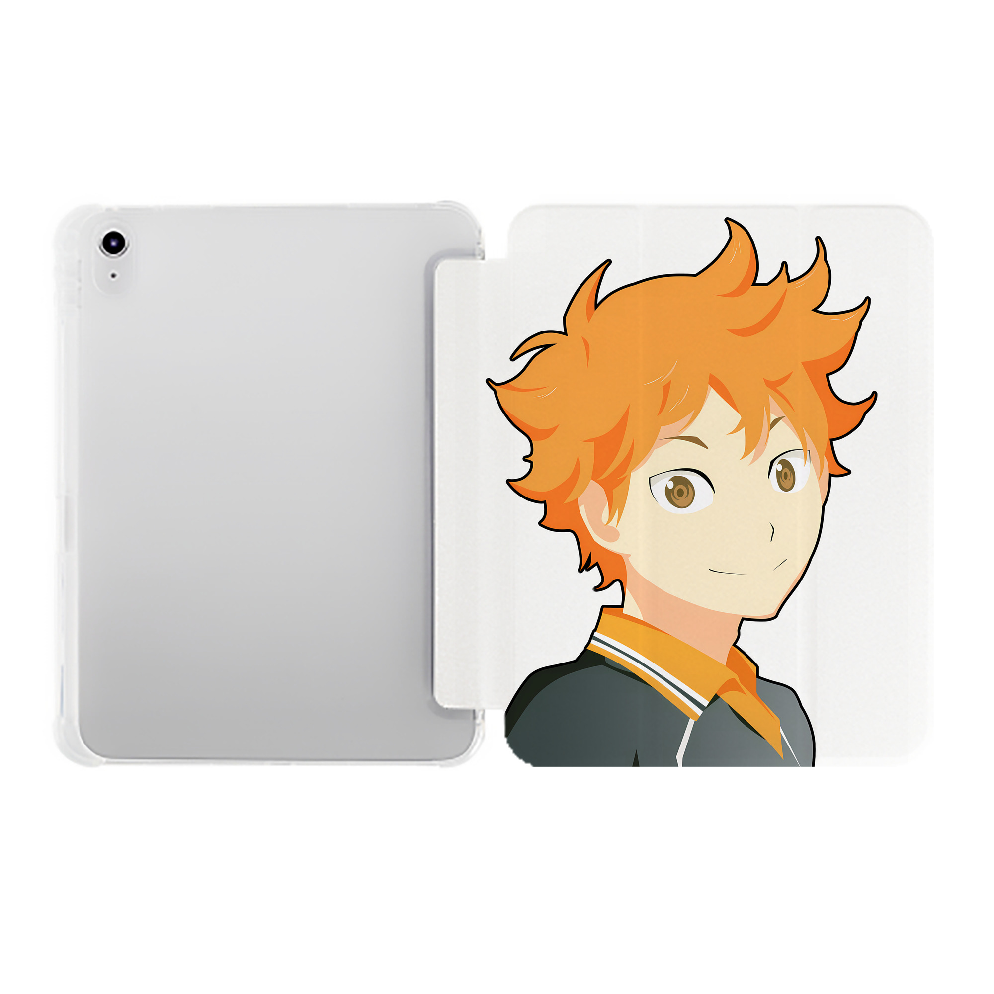 （画像用） ハイキュー!! Haikyu!! IPad ケース ペン収納付き 三つ折りスタンド PUレザー×シリコン 対応機種9.5/10.5/10.9インチ